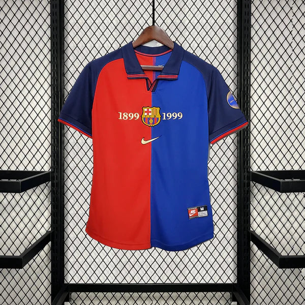 ברצלונה חולצת 100 שנים 1899-1999 רטרו