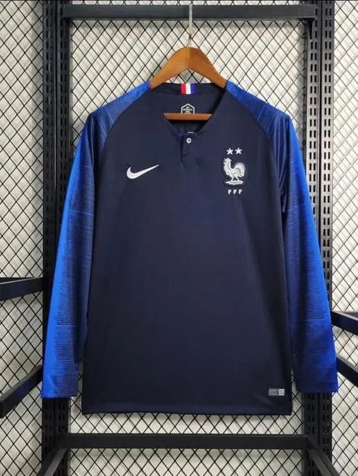 צרפת 2018 רטרו חולצה ארוכה