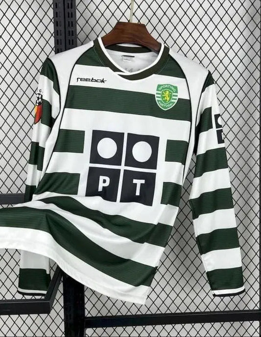 ספורטינג ליסבון 2000/01 רטרו חולצה ארוכה