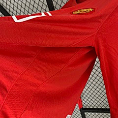 מנצ'סטר יוניטד בית  2007/08 רטרו חולצה ארוכה